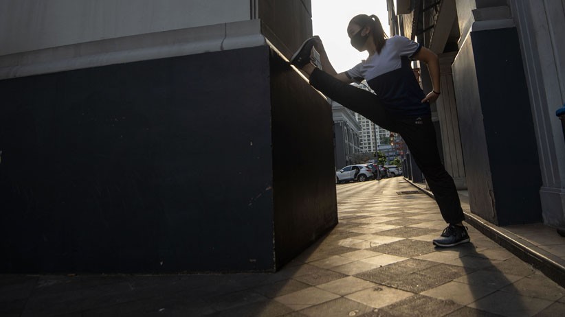 Melihat Atlet Wushu Nadya Permata Berlatih di Tengah Pandemi Covid-19 - Bagian 4