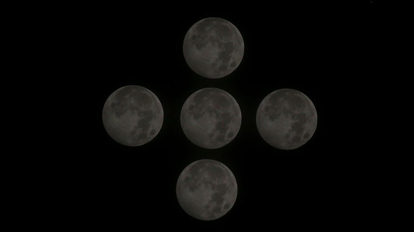 Penampakan Strawberry Full Moon dan Puncak Gerhana Bulan Penumbra - Bagian 3