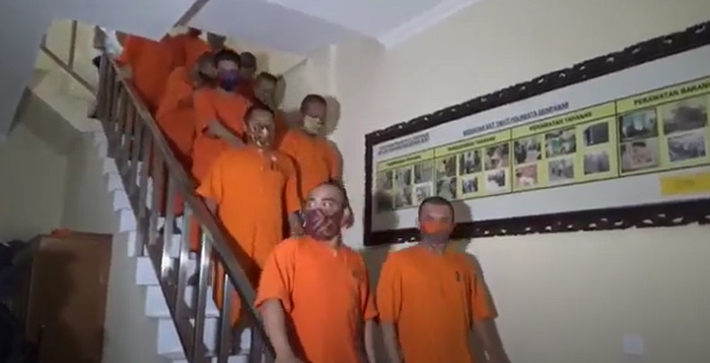 Rutan Polresta Denpasar Kelebihan Kapasitas, Puluhan Tahanan Dikirim ke Polsek