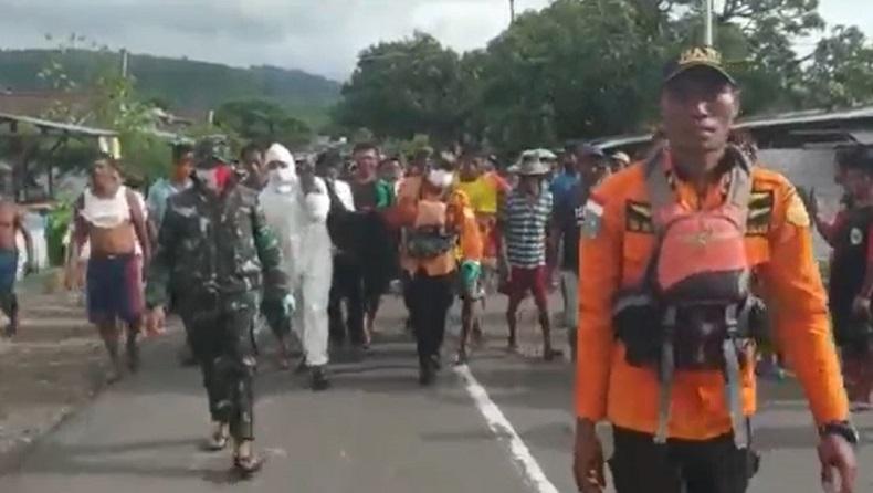 Nelayan yang Hilang di Perairan Tanjung Linguamadahe Halmahera Barat Ditemukan Tewas Mengambang
