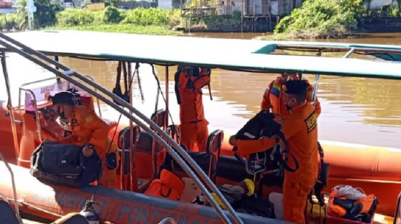 Sampan Motor Tenggelam di Kubu Raya, 1 Tewas 2 Hilang