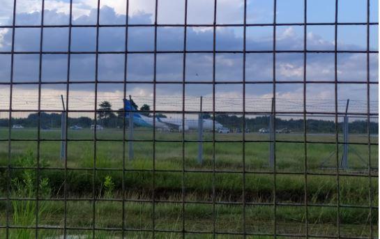 Pesawat Garuda Tergelincir di Bandara Syamsudin Noor