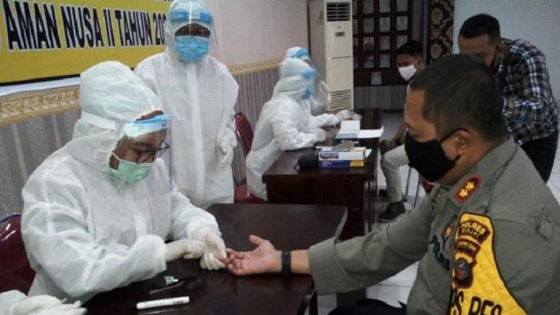 100 Personel Polres Binjai Jalani Rapid Test, Seluruhnya Nonreaktif