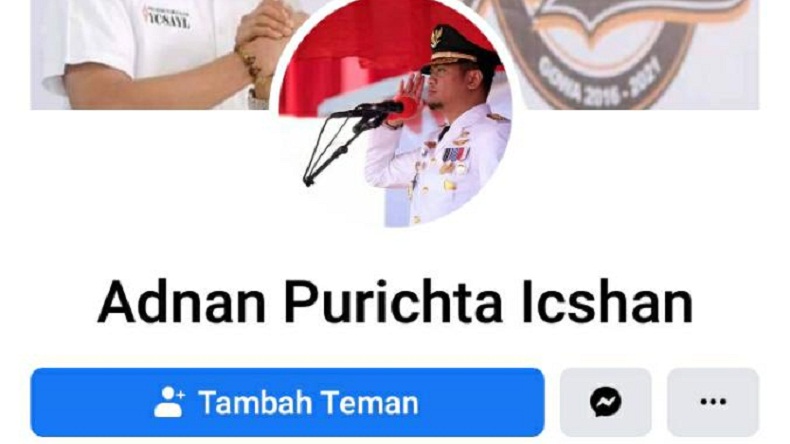 Akun Facebook Bupati Adnan Purichta Dipalsukan, Warga Gowa Diminta Waspada