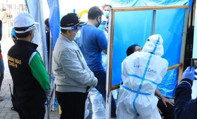 Reaktif Covid-19, 750 Warga Banjarmasin Dites Swab Massal