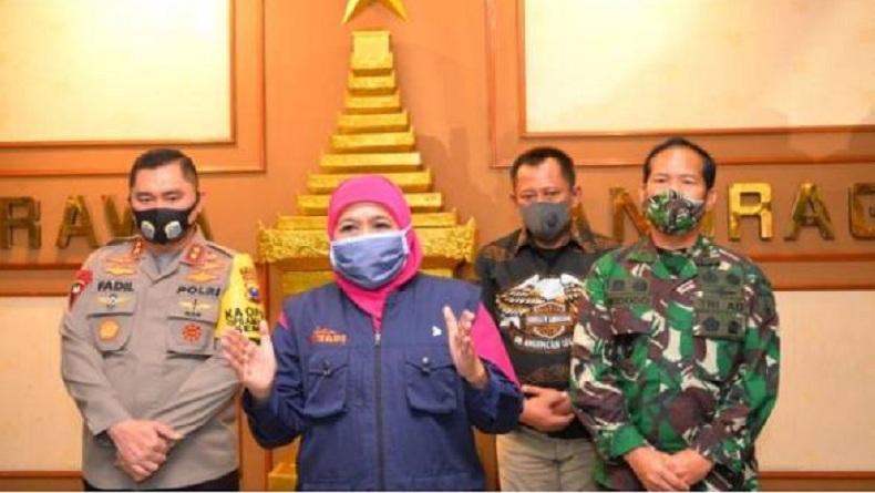 Apresiasi TNI-Polri, Khofifah Bagikan 100 Unit Motor Trail ke 5 Kodim dan 5 Polres