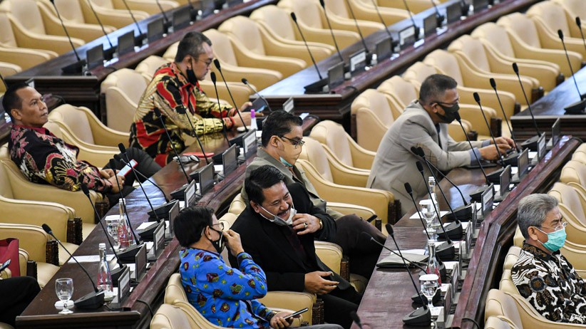 Pembukaan Masa Persidangan IV DPR, 227 Anggota Hadir Secara Virtual - Bagian 3