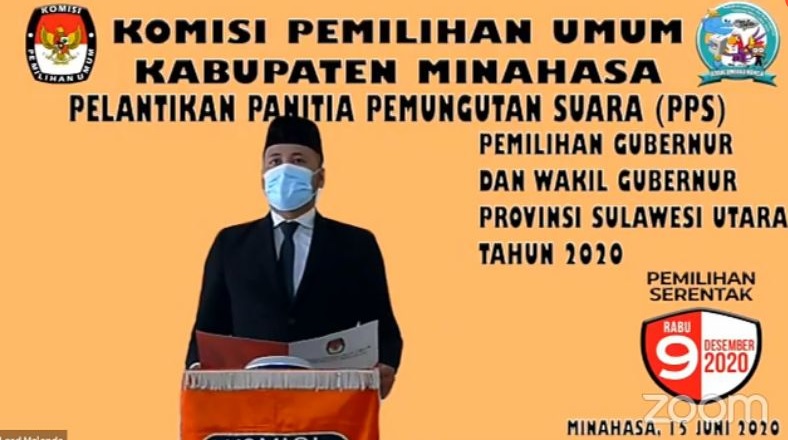 KPU Minahasa Lantik 810 PPS dan Aktifkan Kembali PPK di 25 Kecamatan