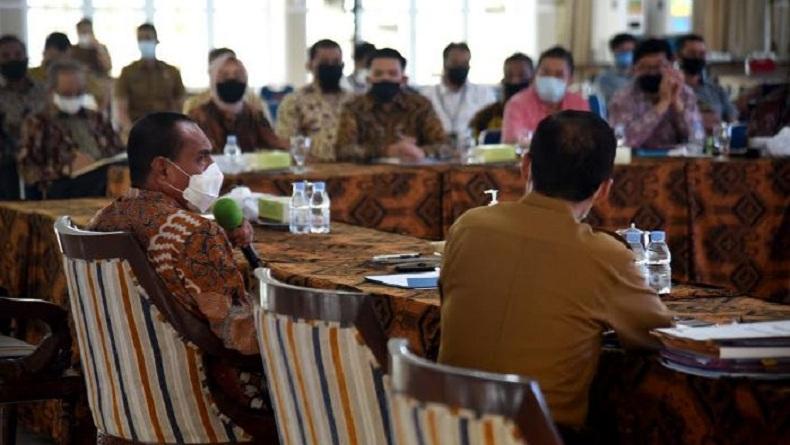Edy Rahmayadi Kumpulkan Pengusaha Sumut, Bahas Bantuan untuk UMKM di Danau Toba