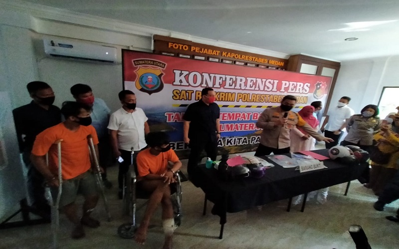  Tikam Polisi Saat Ditangkap, Jambret di Kota Medan Tewas Ditembak
