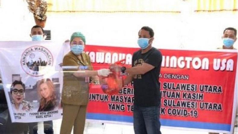 Warga Kawanua di AS Salurkan Bantuan bagi Masyarakat Sulut Terdampak Covid-19