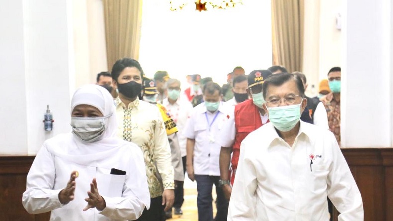 JK Pastikan PMI Siap Bantu Sediakan Plasma Konvalesen untuk Pasien Covid-19 di Jatim