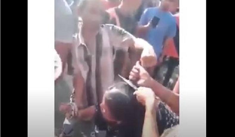 Viral Ibu Rumah Tangga asal Sumut Ditangkap Mencuri dan Dicukur Rambutnya Pakai Pisau