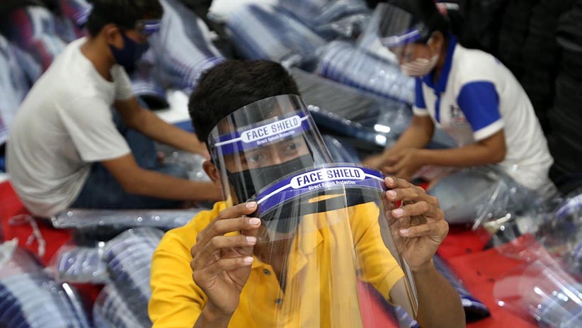 Jelang New Normal, Permintaan Face Shield di Surabaya Meningkat - Bagian 2