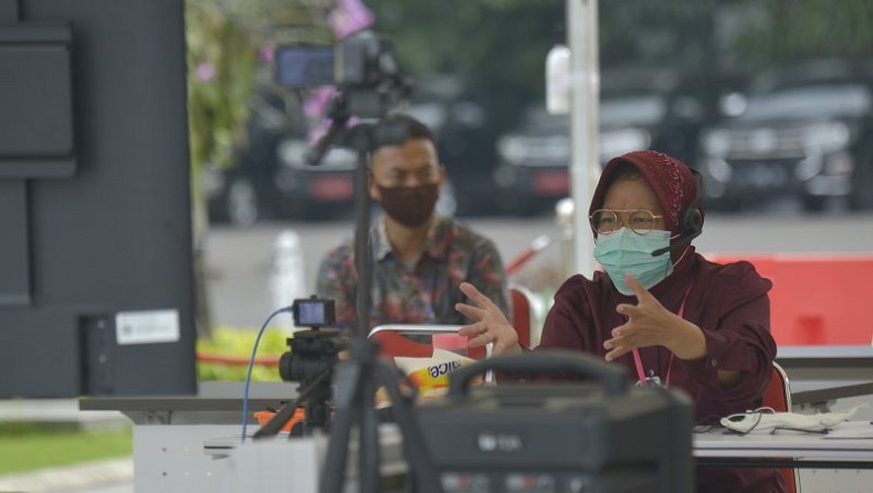 Wali Kota Risma Minta Lurah se-Surabaya Turun ke Lapangan Tekan Penyebaran Covid-19