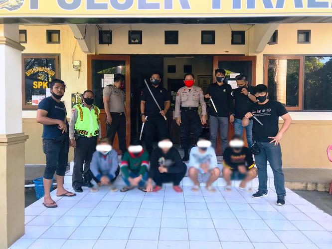 Keroyok Pemuda Pakai Sajam, 5 Pelaku Ditangkap Tim Maleo Sulut