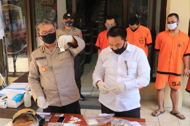 Polda DIY Amankan Kurir Sabu-sabu dan Jaringan Pengedar Tembakau Gorila