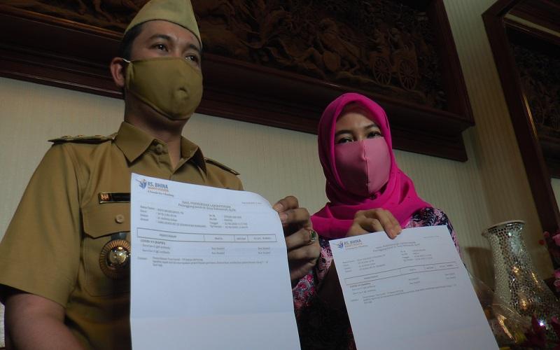 Sempat Foto Bareng Pegawai Panti Positif Covid-19, Wabup Rembang dan Istri Rapid Test