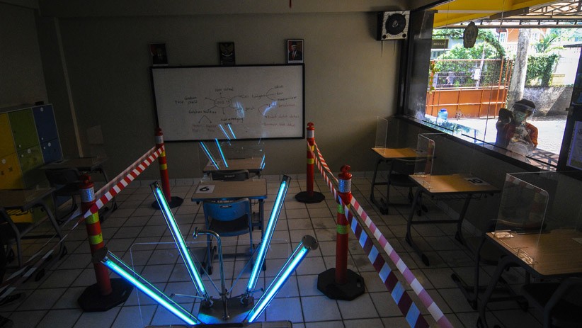 Sekolah New Normal di Bekasi, Ruang Kelas Pakai Sinar Ultraviolet - Bagian 2