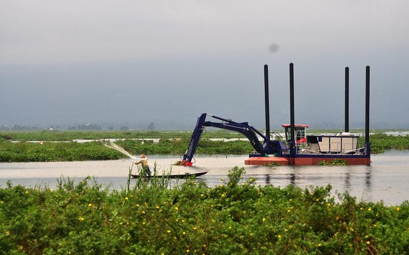 Kodam IV Diponegoro Diterjunkan untuk Selamatkan Pendangkalan Danau Rawa Pening
