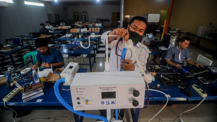 LIPI Kembangkan Alat Terapi Oksigen Beraliran Tinggi untuk Pasien Covid-19 - Bagian 2