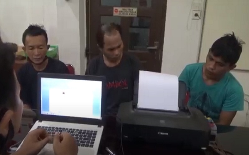 Polisi Tangkap 3 Pemuda Pencuri Kabel Lampu Penerangan di Medan