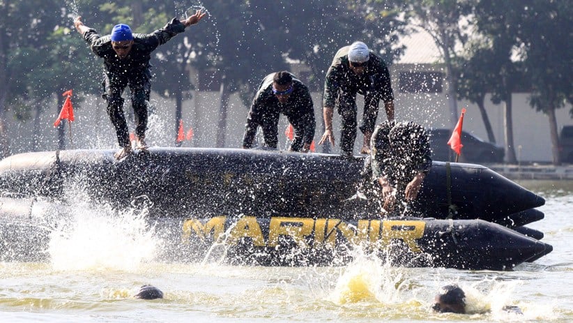 Melihat Latihan Ketahanan Fisik Prajurit Brigade Infanteri 2 Marinir - Bagian 1