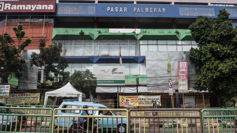 9 Pedagang Positif Virus Corona, Pasar Palmerah Ditutup Sementara - Bagian 4