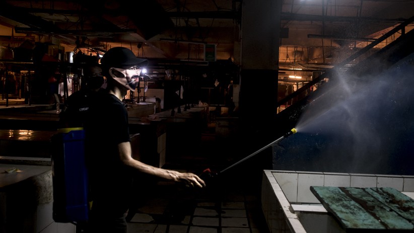 9 Pedagang Positif Virus Corona, Pasar Palmerah Ditutup Sementara - Bagian 2