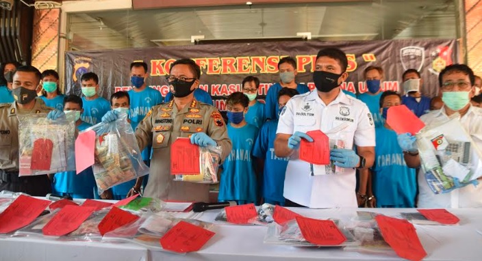 Polda Jateng Tangkap 67 Pelaku dari 35 Kasus Perjudian