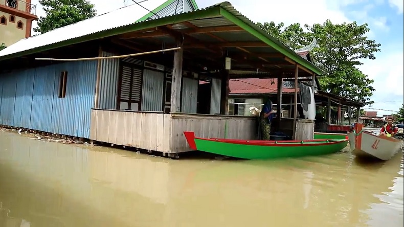 Makin Parah, Banjir di Wajo Sudah Mencapai 2,5 Meter