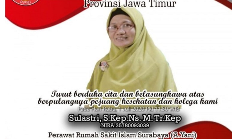 Perawat Senior Rsi Wonokromo Surabaya Meninggal Karena Covid 19 Bagian 1