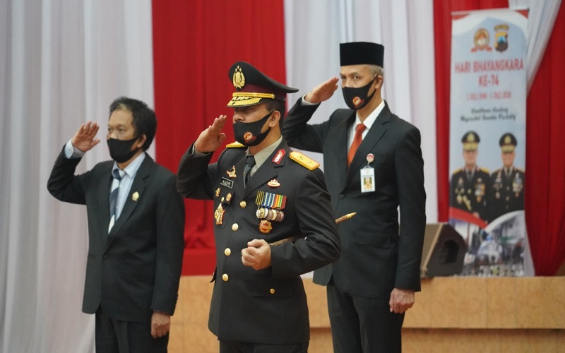 HUT Bhayangkara Ke-74, Kapolda Jateng: Kami Akan Tingkatkan Pelayanan Publik