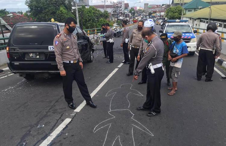  Kecelakaan di Fly Over Lempuyangan Yogyakarta, Pengendara Motor Tewas