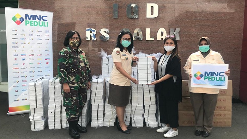 MNC Peduli Kirimkan Makanan untuk Tenaga Kesehatan di RS Salak Bogor