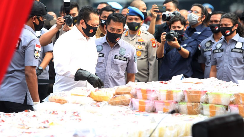 1,2 Ton Sabu Sitaan Jaringan Internasional Iran dan Timur Tengah Dimusnahkan - Bagian 4