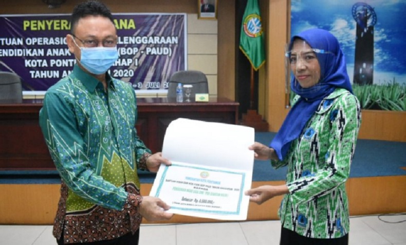 Dampak Covid-19, Pemkot Pontianak Kucurkan Rp2,8 Miliar untuk Ratusan PAUD