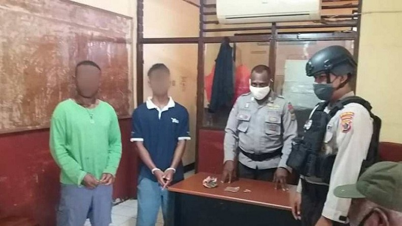 Bertingkah Aneh di Depan Polisi, 2 Pemuda di Jayapura Diamankan