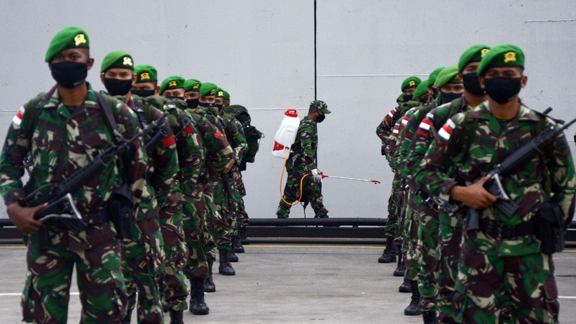 474 Prajurit TNI Tiba di Makassar usai Jaga Perbatasan RI-Papua Nugini - Bagian 2