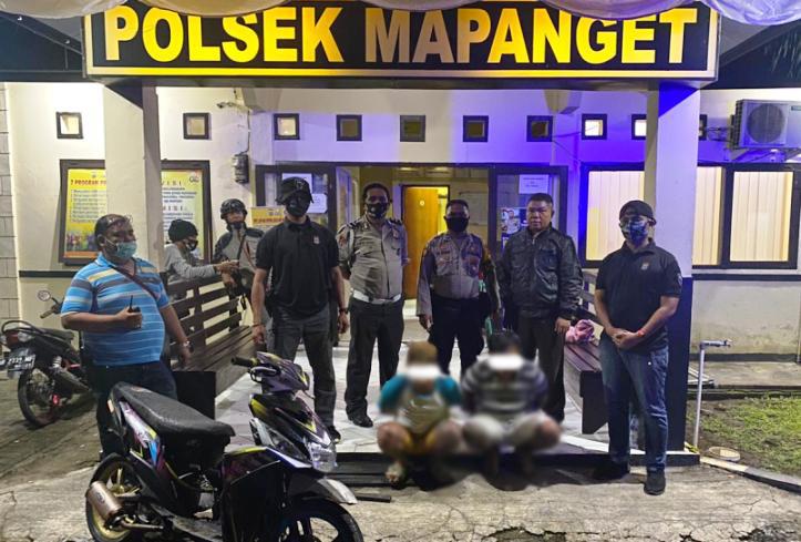 Kabur ke Luar Kota, 2 Maling Motor di Manado Ditangkap Polisi