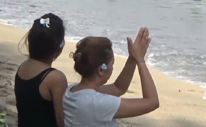 Pantai Kuta Bali Dibuka Sesaat untuk Prosesi Banyupinaruh