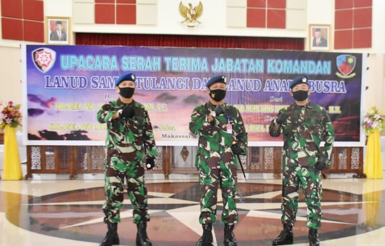 Pangkoopsau II Pimpin Sertijab Danlanud Sam Ratulangi Manado