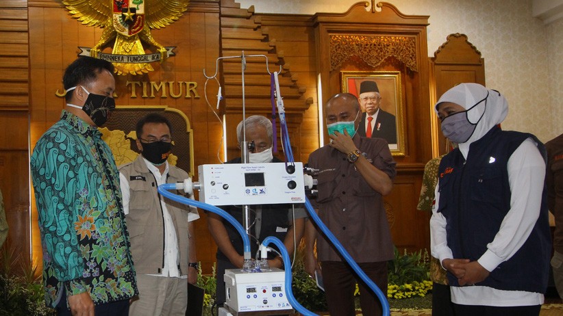 LIPI Kirim Ventilator untuk Bantu Penanganan Virus Corona di Jawa Timur - Bagian 1