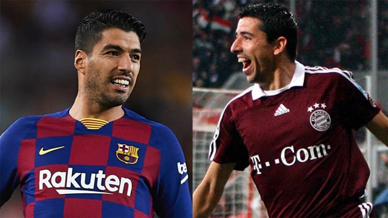 Luis Suarez (kiri) dan Roy Maakay (Foto: Marca/FC Bayern)