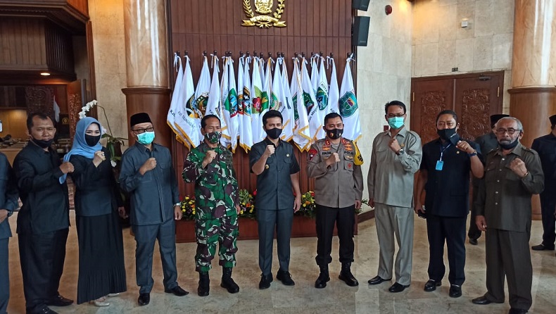 Disiplinkan Warga Jatim soal Covid-19, Forkopimda Dorong DPRD Revisi Perda Trantibum