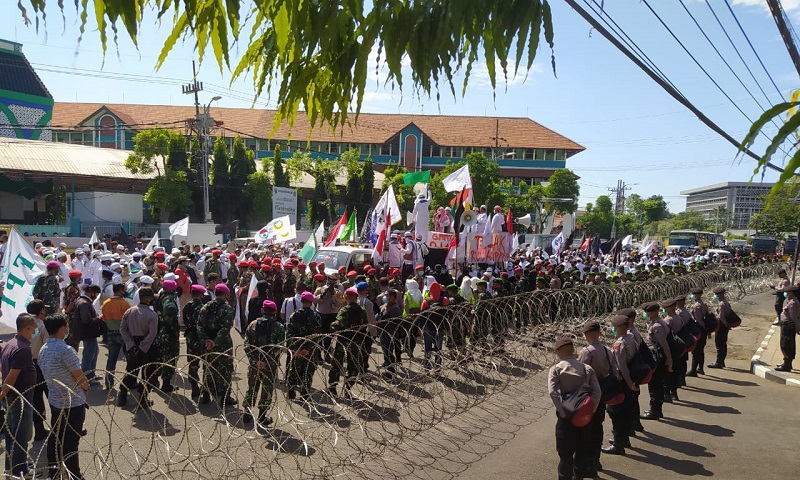 Demo Tolak RUU HIP, Massa GAMIS Jatim Desak Inisiator Diproses Hukum