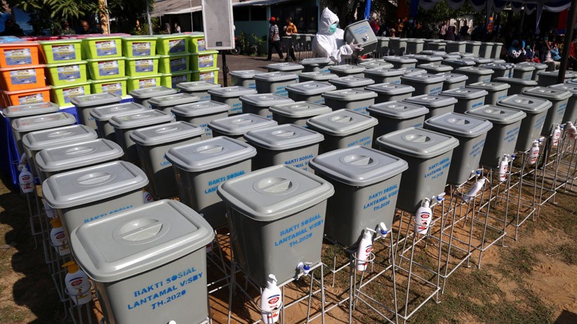 Bantu Penanganan Covid-19, Koarmada II Gelar Baksos di RSS Wonosari Surabaya - Bagian 5