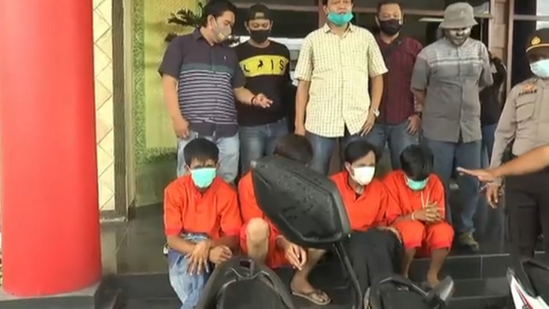 Polrestabes Palembang Tangkap Jambret yang Kerap Incar Wanita