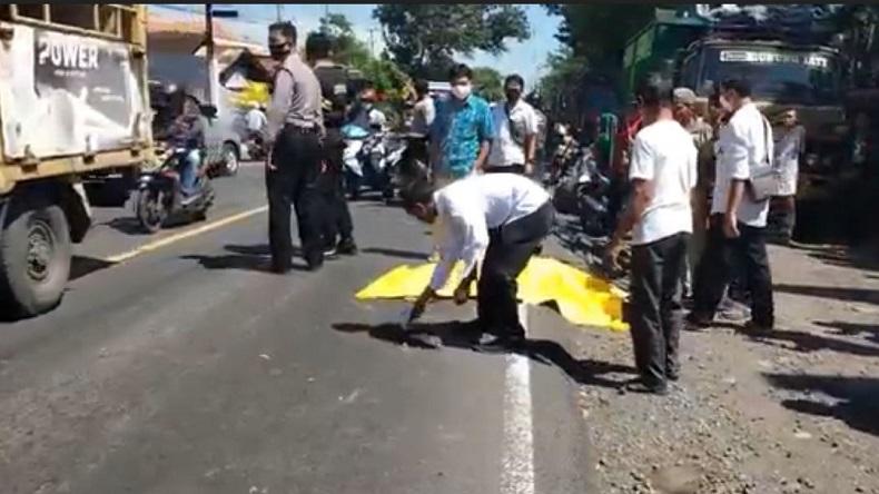 Pesepeda di Probolinggo Tewas Terlindas Truk, Sopir Tak Menyadari Ada Kecelakaan