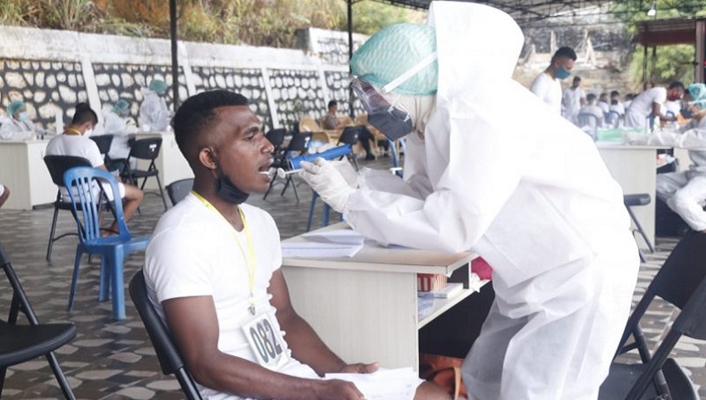 Tes Kesehatan Tahap Pertama, 86 dari 114 Calon Tamtama Polda Papua Lolos